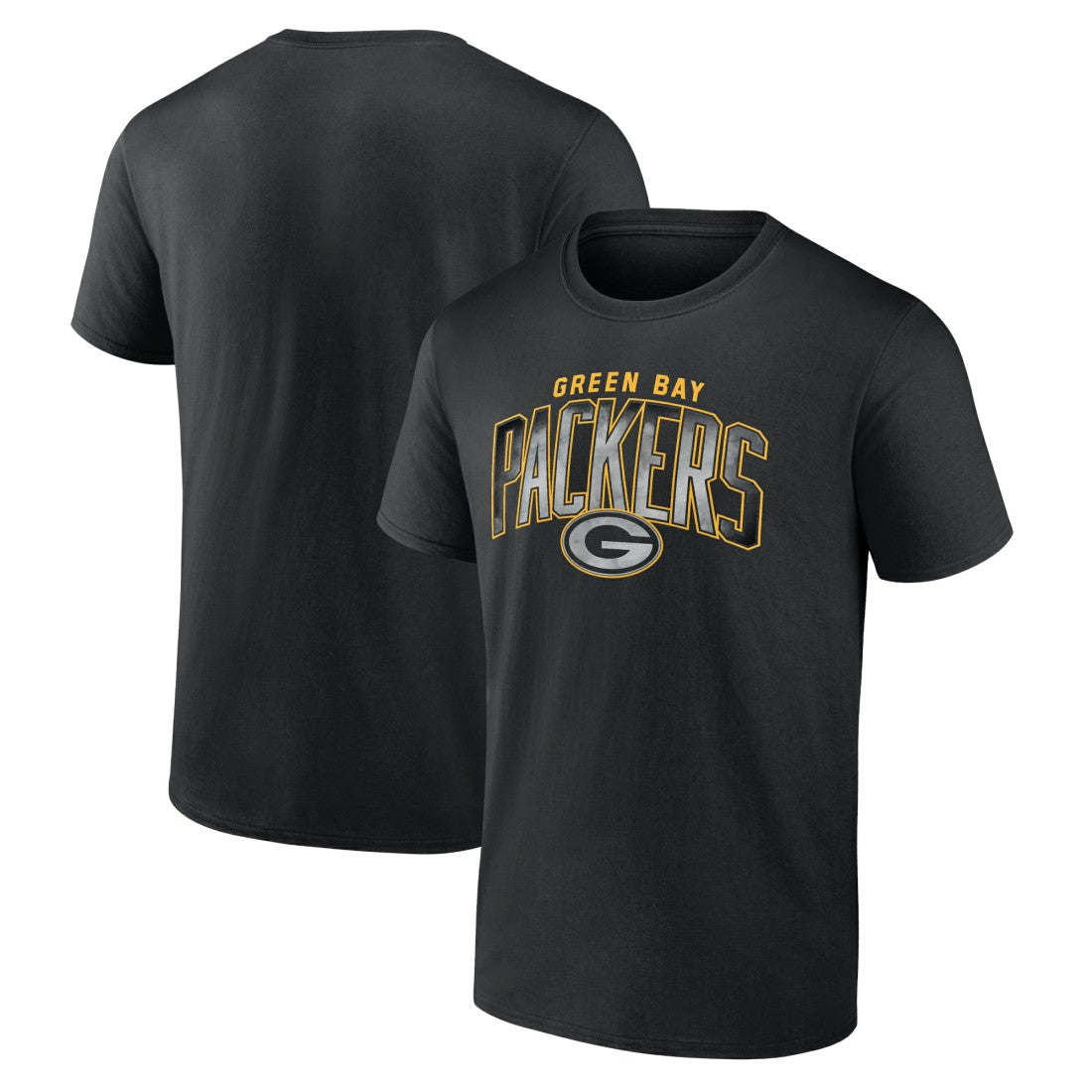 Green Bay Packers Smoke Arch T-Shirt Black | NFL