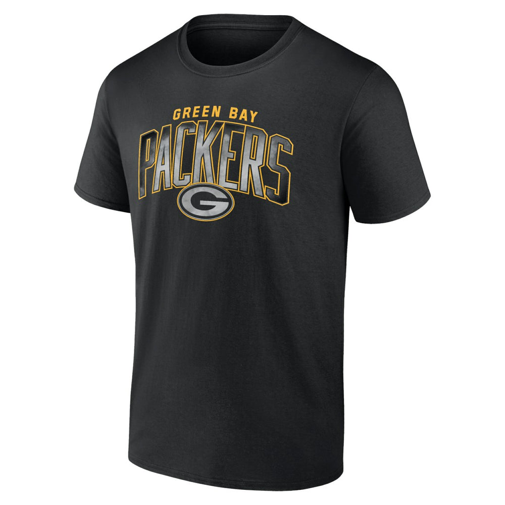 Green Bay Packers Smoke Arch T-Shirt Black | NFL