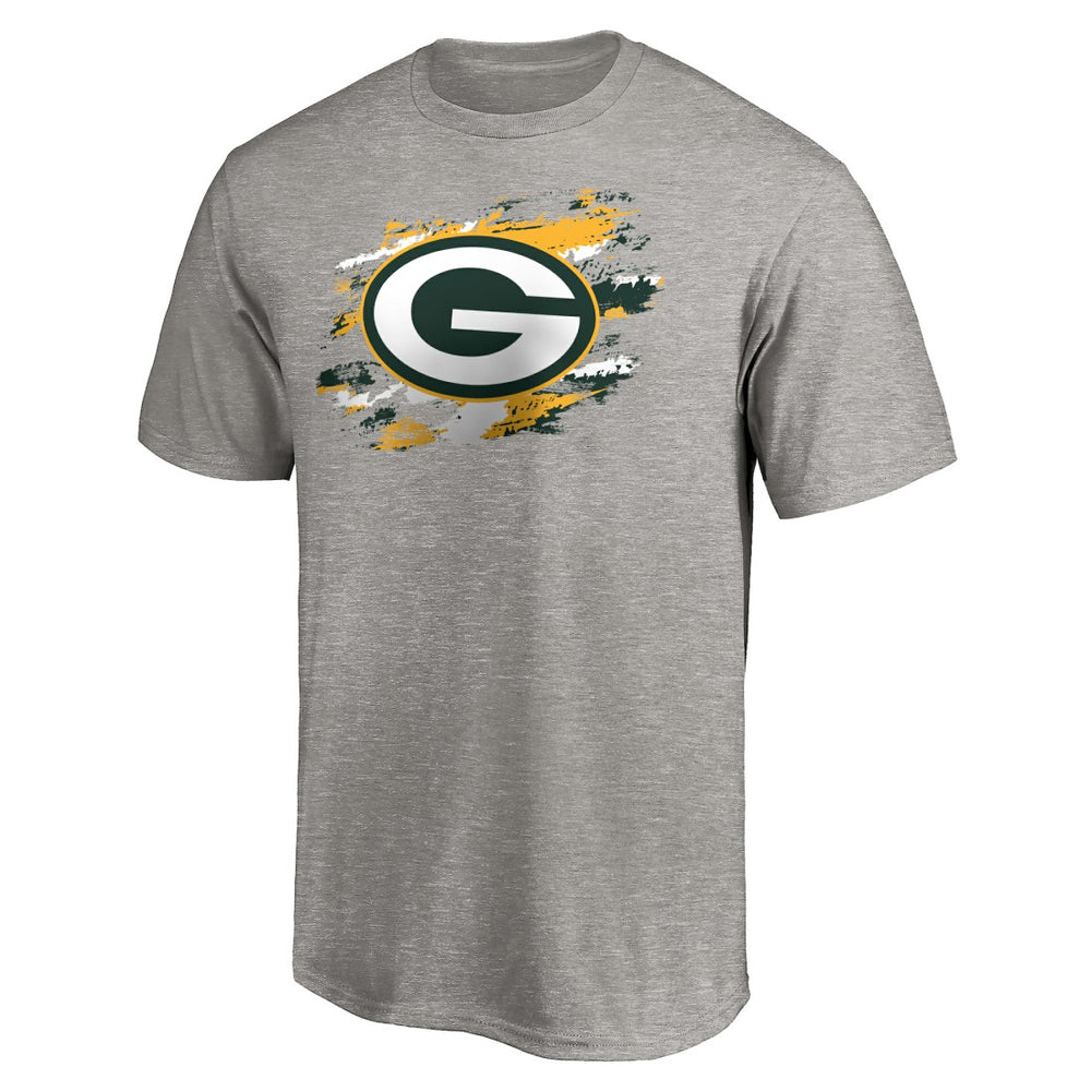 Green Bay Packers True Color T-Shirt Heather Gray | NFL