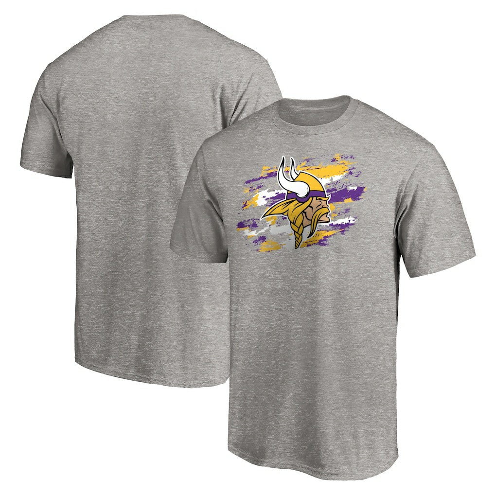 Minnesota Vikings True Color T-Shirt Heather Gray | NFL