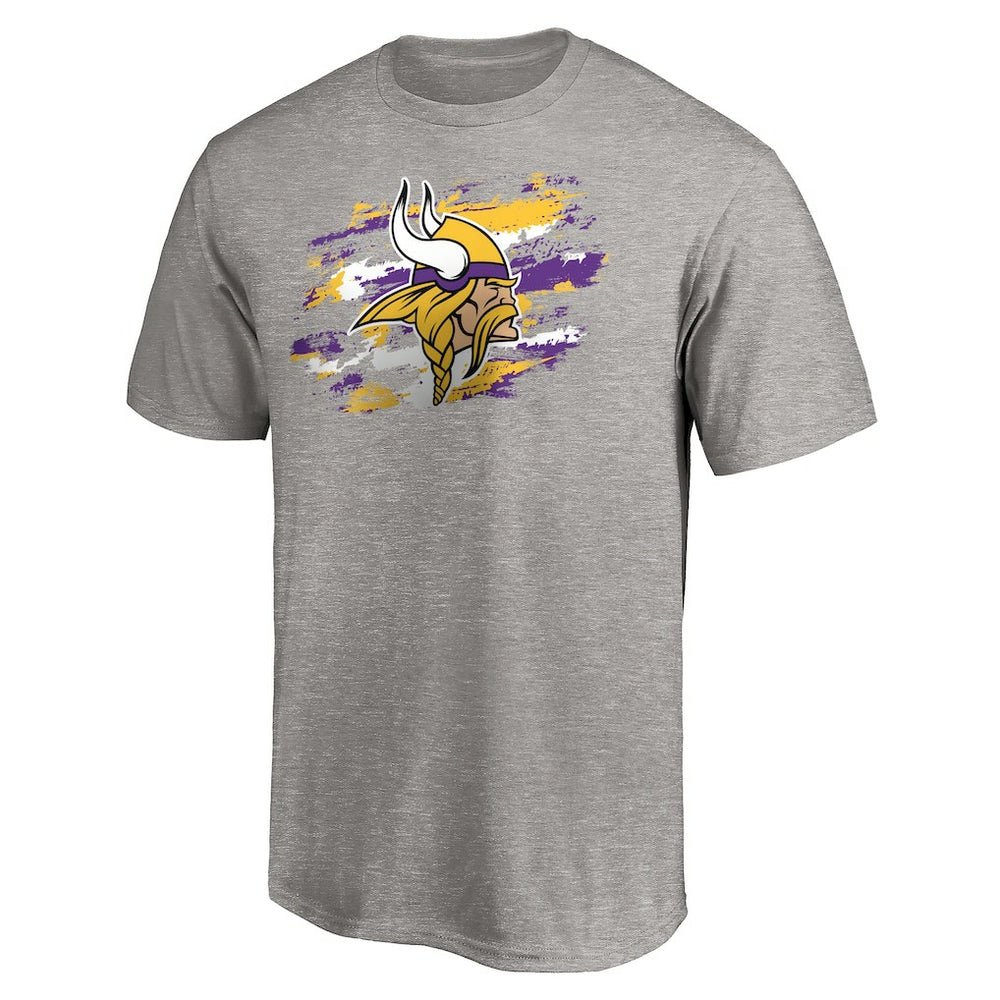 Minnesota Vikings True Color T-Shirt Heather Gray | NFL