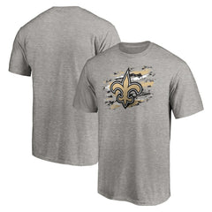 New Orleans Saints True Color T-Shirt Heather Gray | NFL