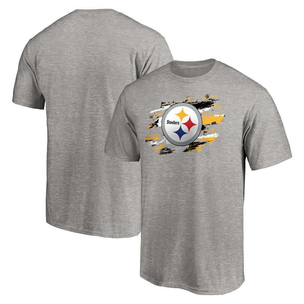 Pittsburgh Steelers True Color T-Shirt Heather Gray | NFL