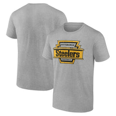 Pittsburgh Steelers Hometown Collection Hot Route T-Shirt Heather Gray | NFL