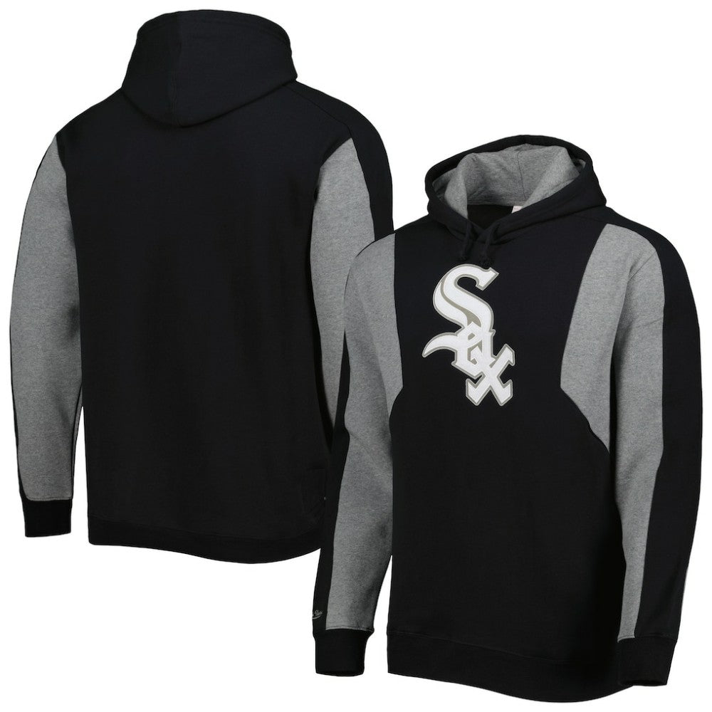 Chicago White Sox Mitchell & Ness Colorblocked Fleece Pullover Hoodie - MLB