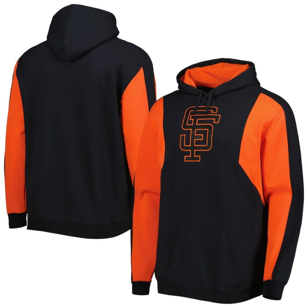 San Francisco Giants Mitchell & Ness Colorblocked Fleece Pullover Hoodie - MLB