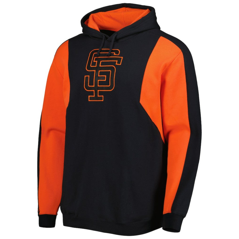 San Francisco Giants Mitchell & Ness Colorblocked Fleece Pullover Hoodie - MLB