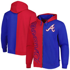 Atlanta Braves Mitchell & Ness Fleece Full-Zip Hoodie - MLB
