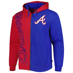 Atlanta Braves Mitchell & Ness Fleece Full-Zip Hoodie - MLB
