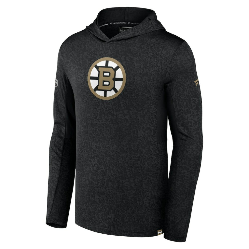 Boston Bruins Fanatics Authentic Pro Lightweight Pullover Hoodie - Black - NHL