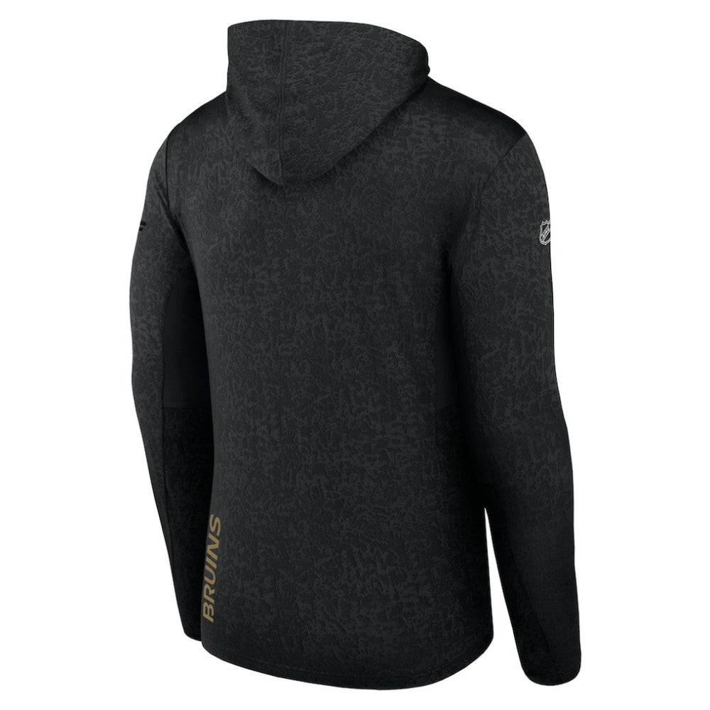 Boston Bruins Fanatics Authentic Pro Lightweight Pullover Hoodie - Black - NHL
