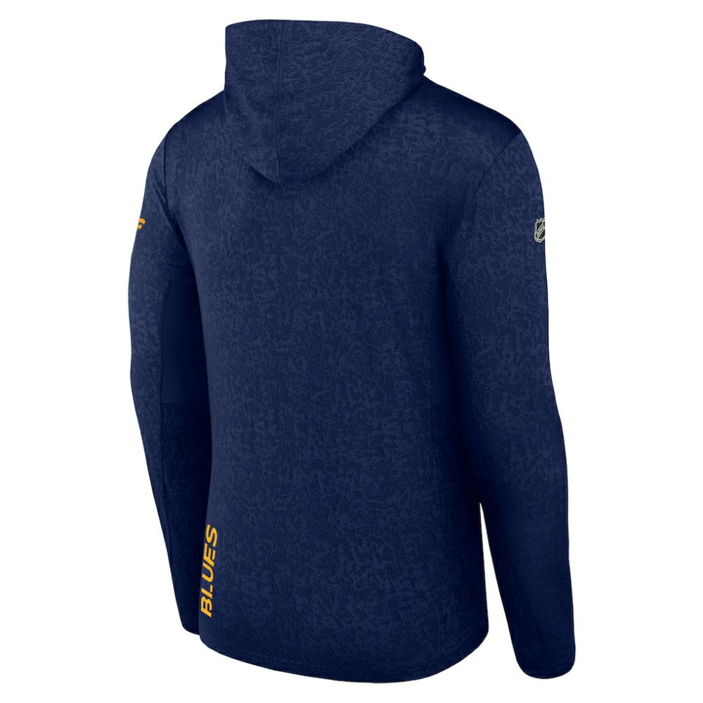 St. Louis Blues Fanatics Authentic Pro Lightweight Pullover Hoodie - Navy - NHL