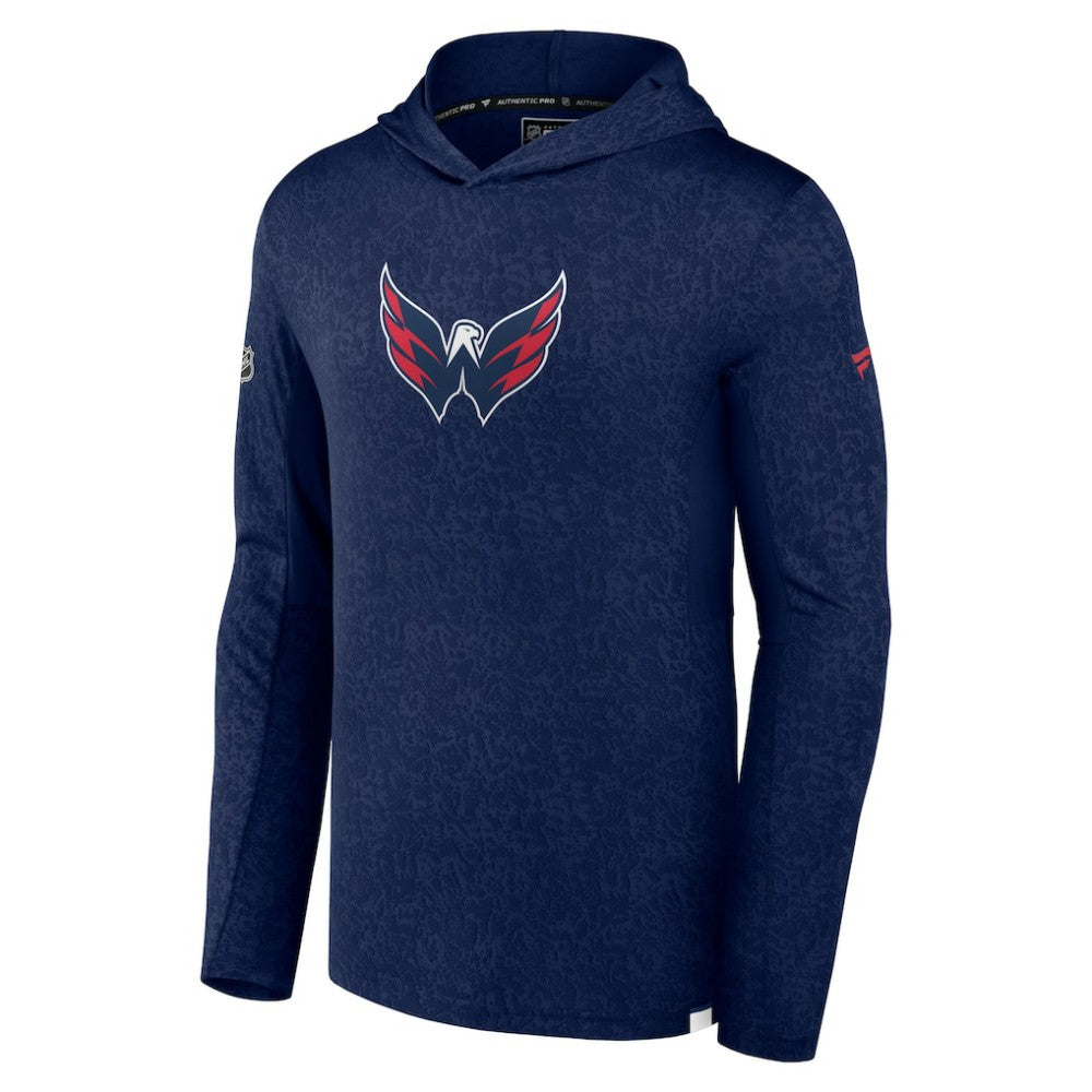 Washington Capitals Fanatics Authentic Pro Lightweight Pullover Hoodie - Navy - NHL