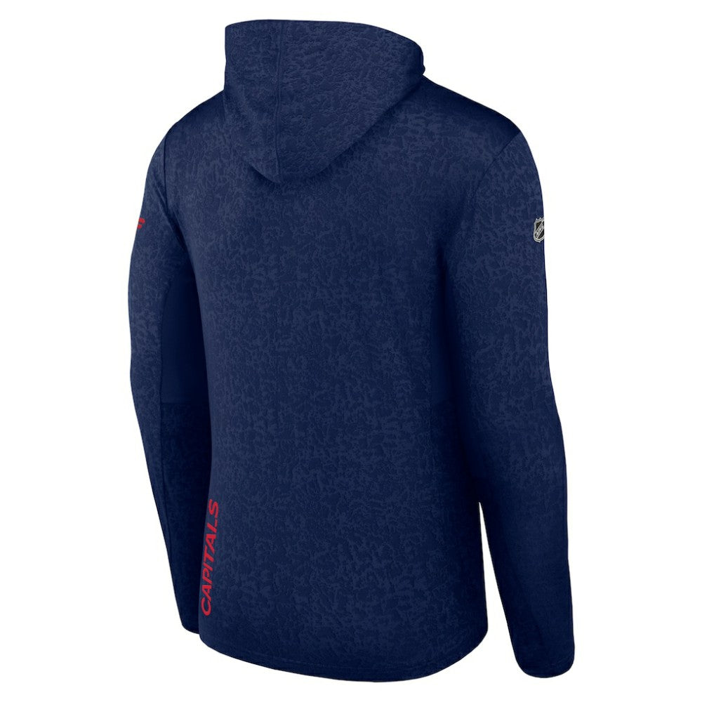 Washington Capitals Fanatics Authentic Pro Lightweight Pullover Hoodie - Navy - NHL