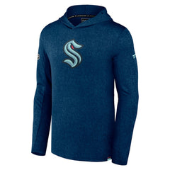Seattle Kraken Fanatics Authentic Pro Lightweight Pullover Hoodie - Deep Sea Blue - NHL