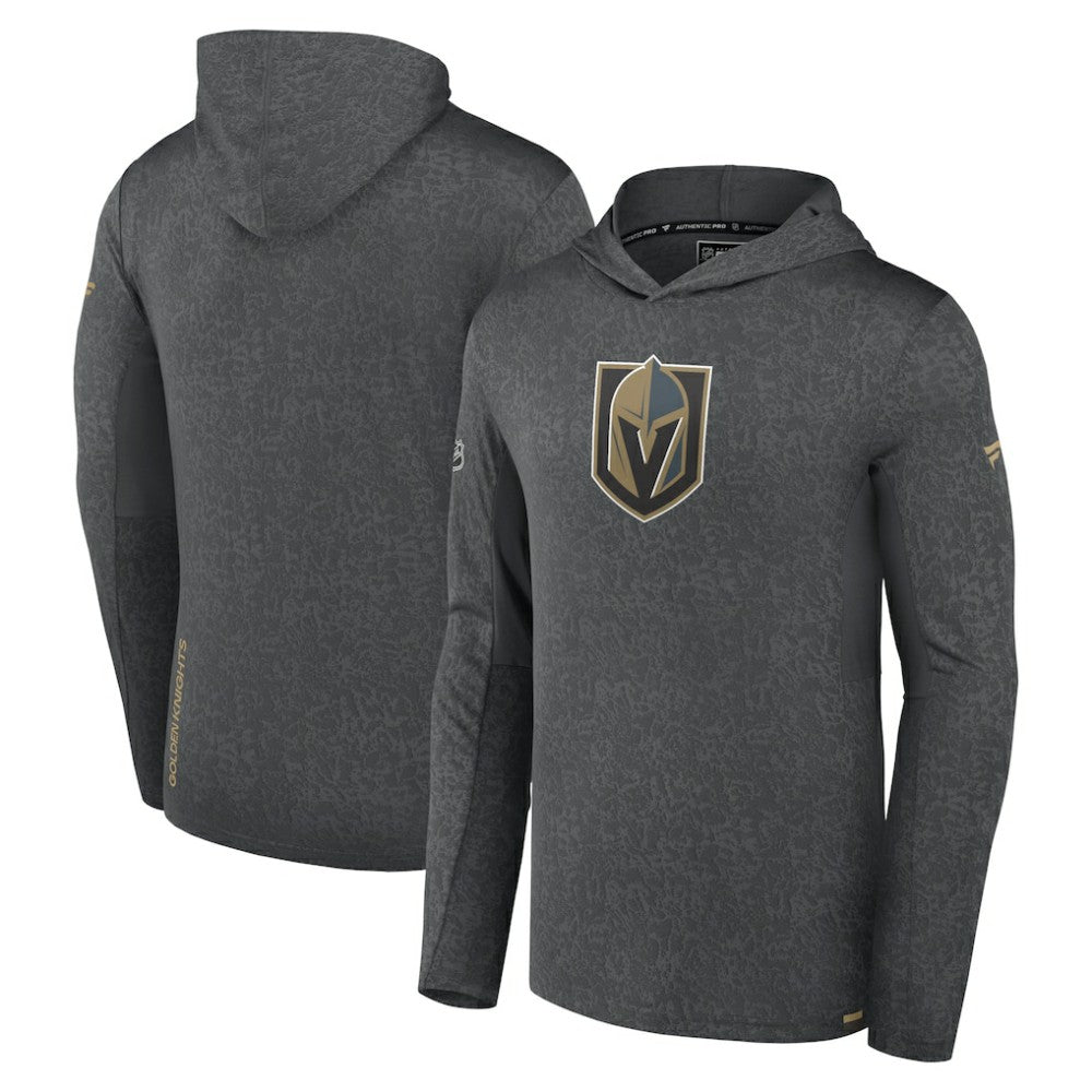Vegas Golden Knights Fanatics Authentic Pro Lightweight Pullover Hoodie - Gray - NHL