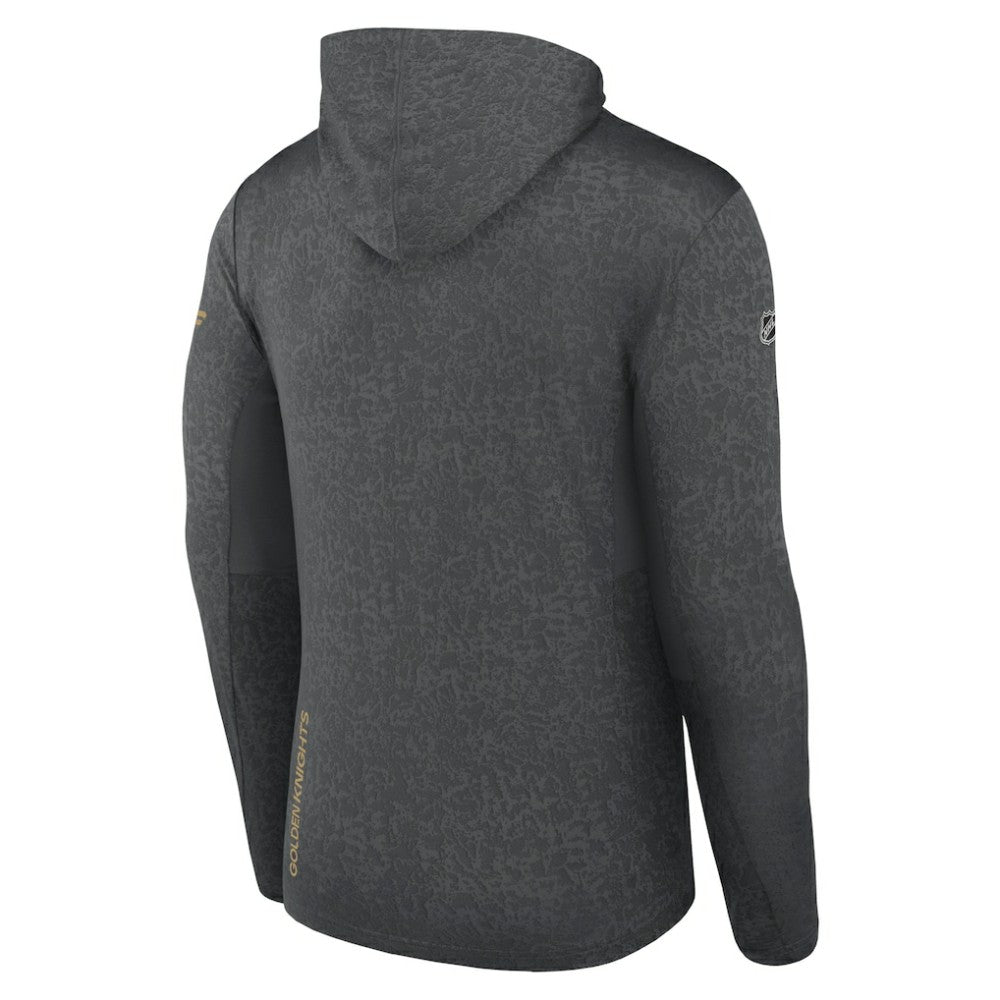 Vegas Golden Knights Fanatics Authentic Pro Lightweight Pullover Hoodie - Gray - NHL