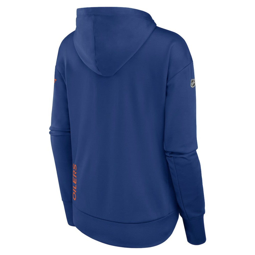 Edmonton Oilers Fanatics Women's Authentic Pro Scuba Full-Zip Hoodie - Royal - NHL