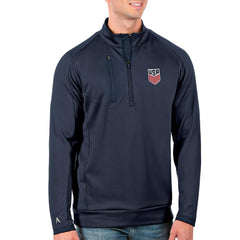 USMNT Antigua Generation Quarter-Zip Top Navy - FIFA World CUP