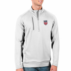 USMNT Antigua Generation Quarter-Zip Top White - FIFA World CUP