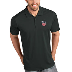 USMNT Antigua Tribute Polo Charcoal - FIFA World CUP