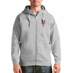 USMNT Antigua Victory Full-Zip Hoodie Gray - FIFA World CUP