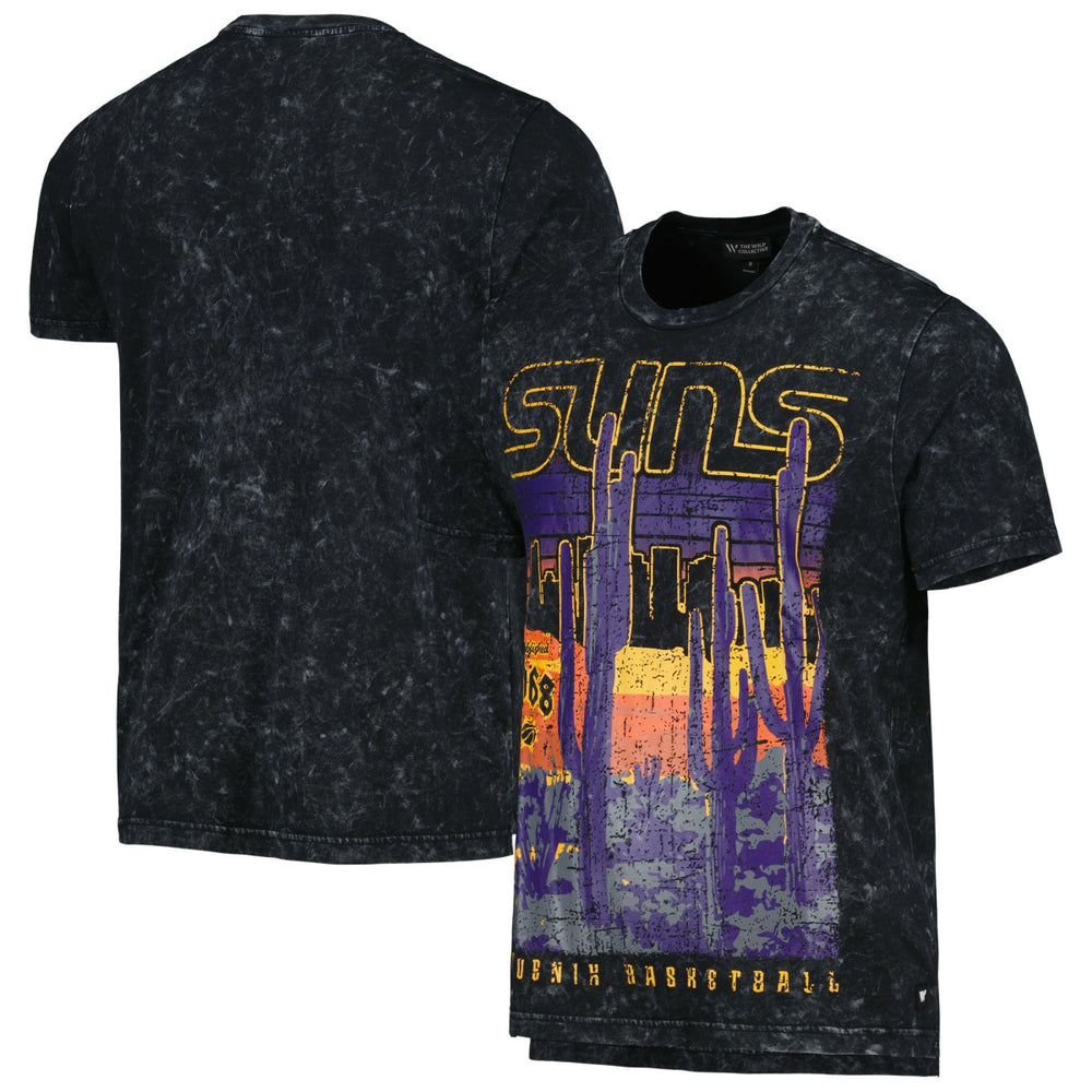 Phoenix Suns The Wild Collective Unisex Band T-Shirt Black/Purple - NBA