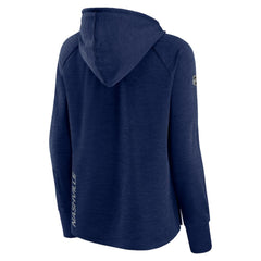 Nashville Predators Fanatics Women's Authentic Pro Pullover Hoodie - Heather Navy - NHL