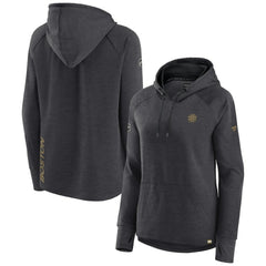 Boston Bruins Fanatics Women's Authentic Pro Pullover Hoodie - Heather Charcoal - NHL