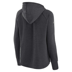 Pittsburgh Penguins Fanatics Women's Authentic Pro Pullover Hoodie - Heather Charcoal - NHL