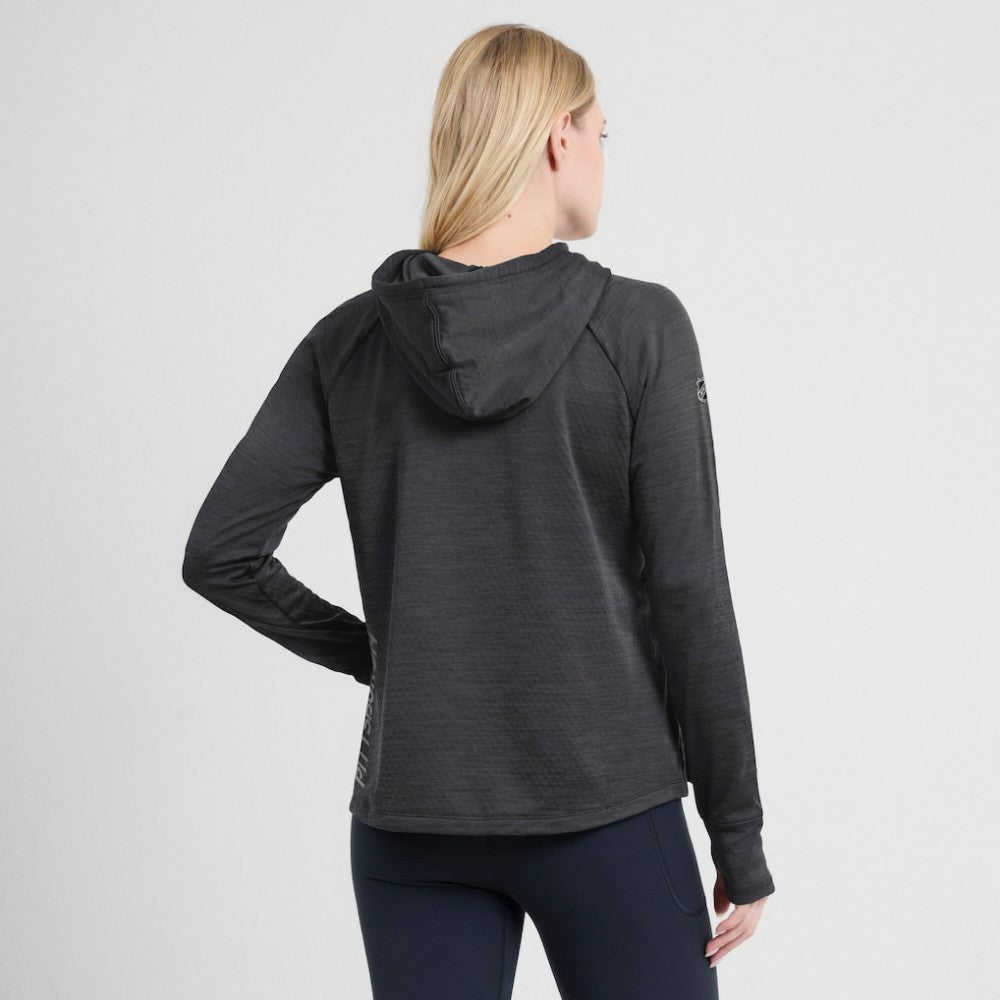 Pittsburgh Penguins Fanatics Women's Authentic Pro Pullover Hoodie - Heather Charcoal - NHL