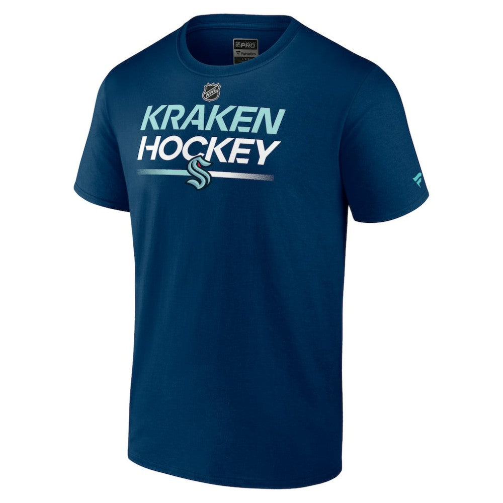 Seattle Kraken Fanatics Authentic Pro Primary T-Shirt - Navy - NHL