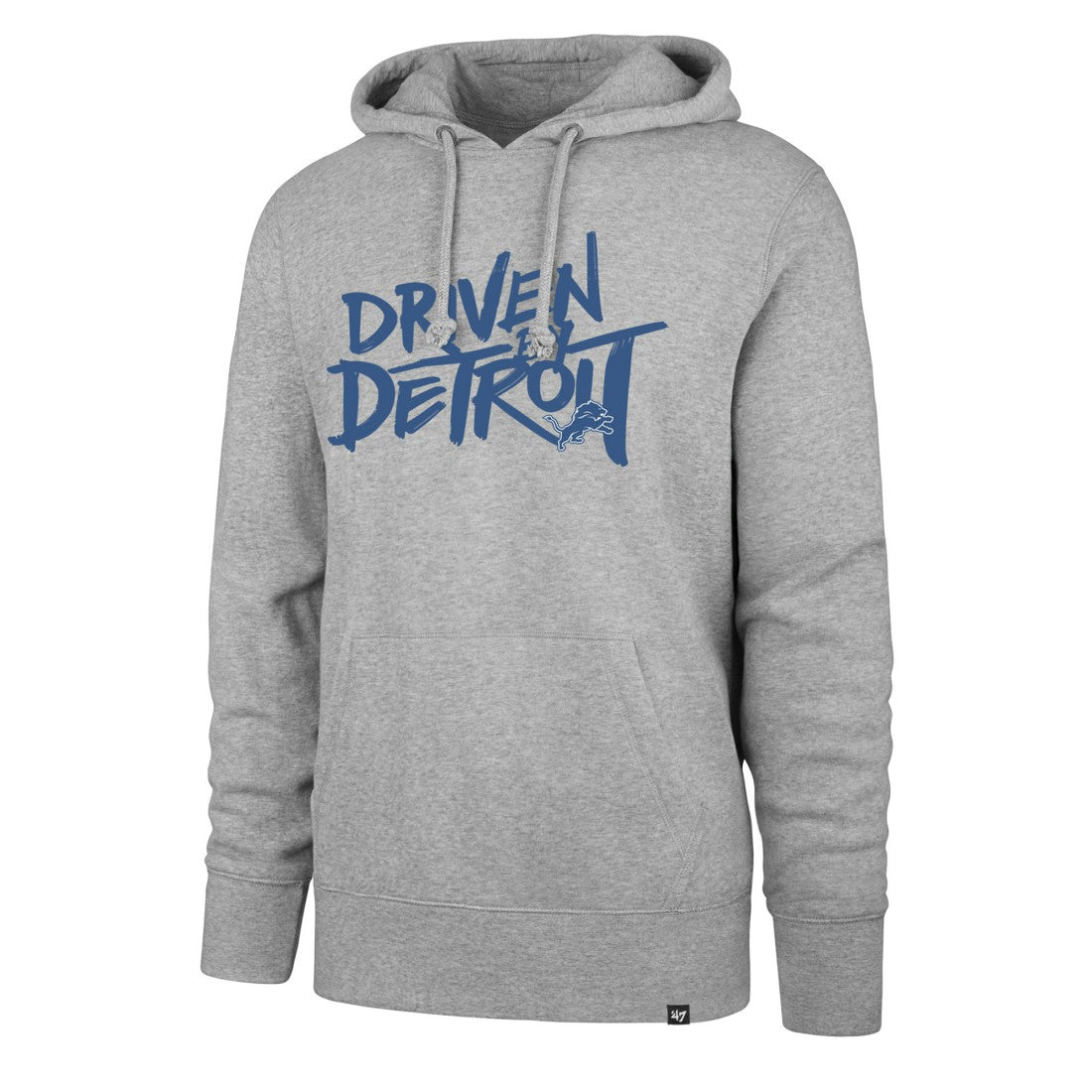 Detroit Lions '47 Driven by Detroit Pullover Hoodie Gray | 47 brand