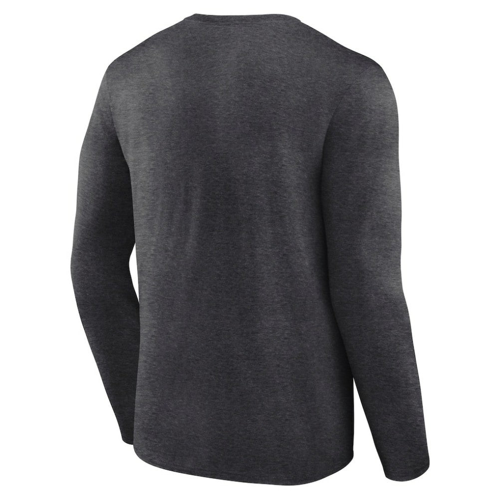 Seattle Kraken Fanatics Authentic Pro Secondary Long Sleeve T-Shirt - Heather Charcoal - NHL