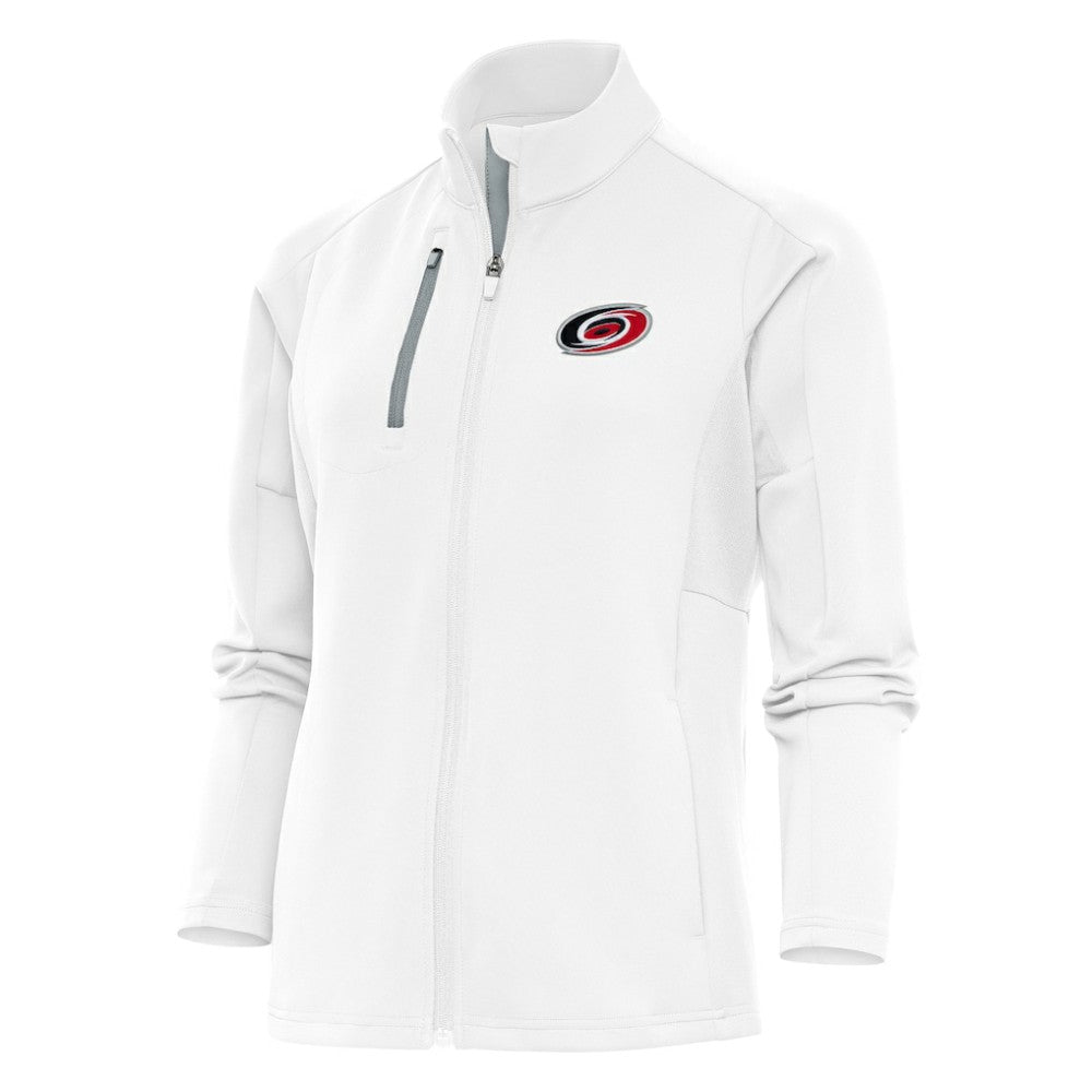 Carolina Hurricanes Antigua Women's Team Logo Generation Full-Zip Jacket - White - NHL