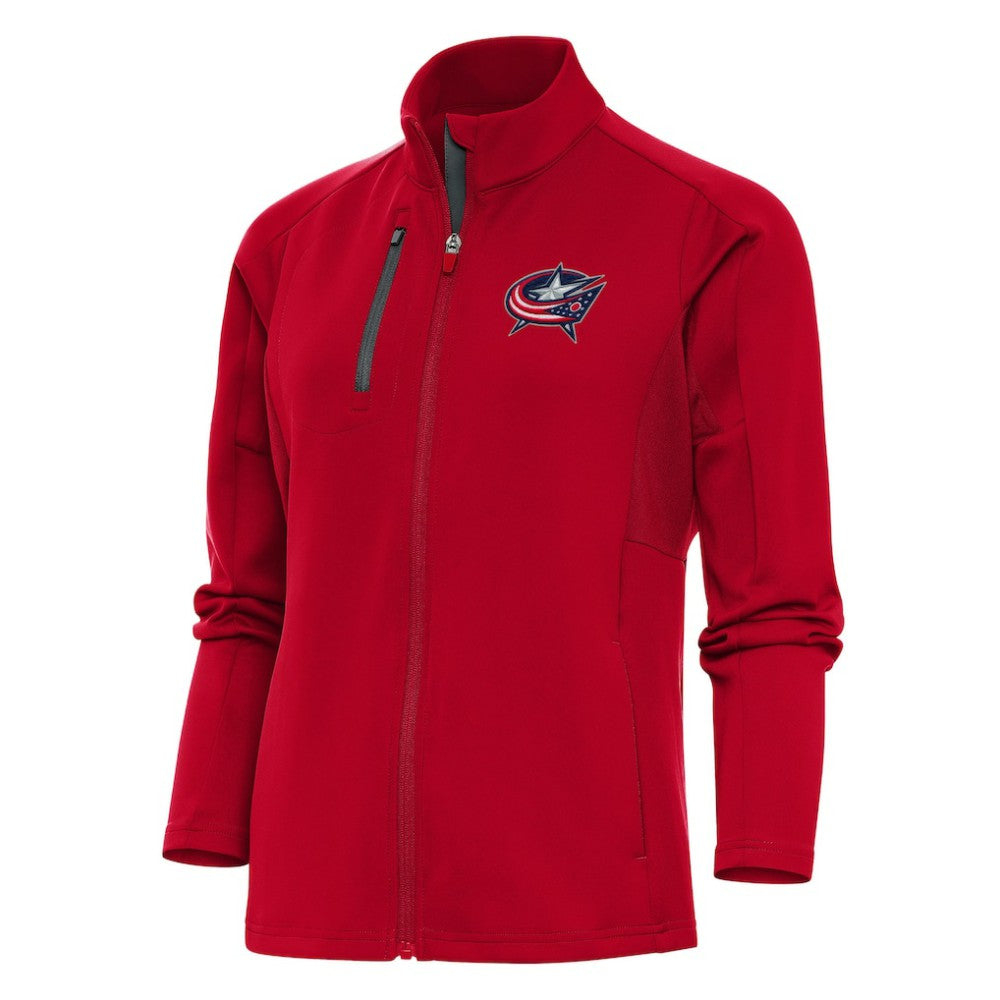 Columbus Blue Jackets Antigua Women's Team Logo Generation Full-Zip Jacket - Red - NHL