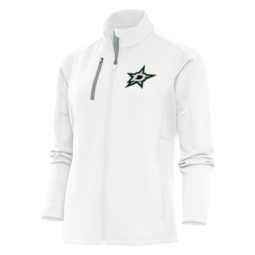 Dallas Stars Antigua Women's Team Logo Generation Full-Zip Jacket - White - NHL
