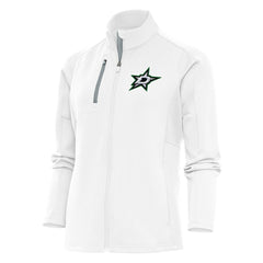 Dallas Stars Antigua Women's Team Logo Generation Full-Zip Jacket - White - NHL