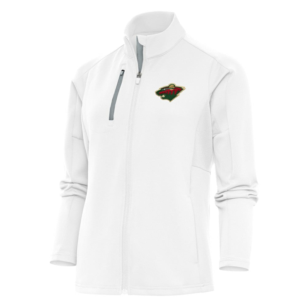 Minnesota Wild Antigua Women's Team Logo Generation Full-Zip Jacket - White - NHL