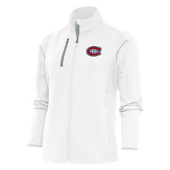 Montreal Canadiens Antigua Women's Team Logo Generation Full-Zip Jacket - White - NHL