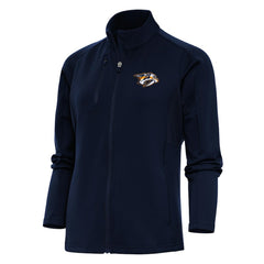 Nashville Predators Antigua Women's Team Logo Generation Full-Zip Jacket - Navy - NHL