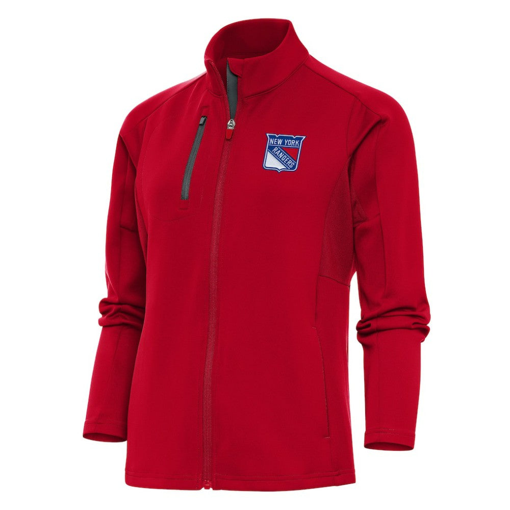 New York Rangers Antigua Women's Team Logo Generation Full-Zip Jacket - Red - NHL