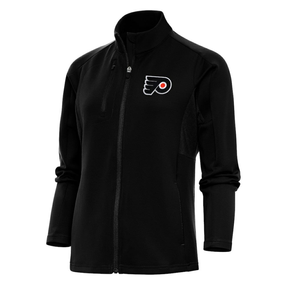 Philadelphia Flyers Antigua Women's Team Logo Generation Full-Zip Jacket - Black - NHL