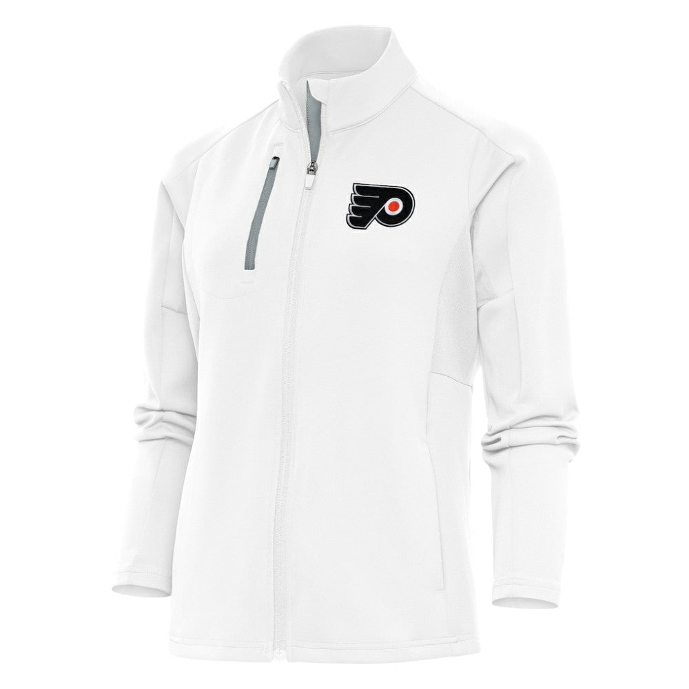 Philadelphia Flyers Antigua Women's Team Logo Generation Full-Zip Jacket - White - NHL