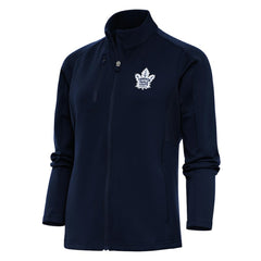 Toronto Maple Leafs Antigua Women's Team Logo Generation Full-Zip Jacket - Navy - NHL