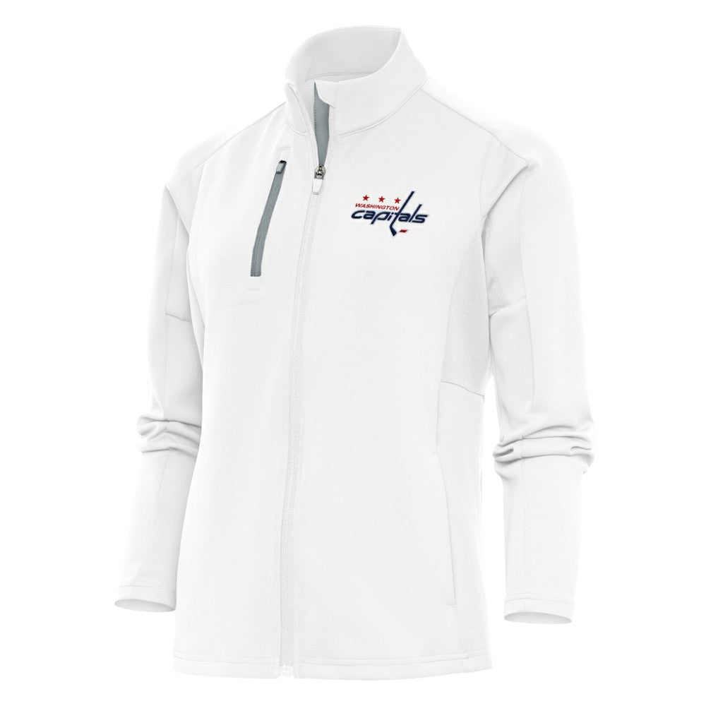 Washington Capitals Antigua Women's Team Logo Generation Full-Zip Jacket - White - NHL