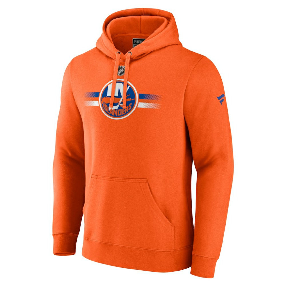 New York Islanders Fanatics Authentic Pro Secondary Pullover Hoodie - Orange - NHL