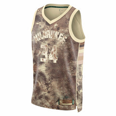 Giannis Antetokounmpo Milwaukee Bucks Unisex Select Series Swingman Jersey Brown - NBA
