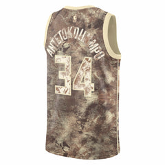Giannis Antetokounmpo Milwaukee Bucks Unisex Select Series Swingman Jersey Brown - NBA