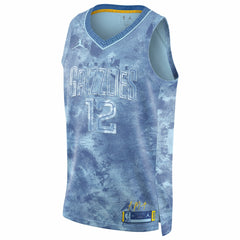 Ja Morant Memphis Grizzlies Jordan Brand Select Series Swingman Jersey Light Blue - NBA